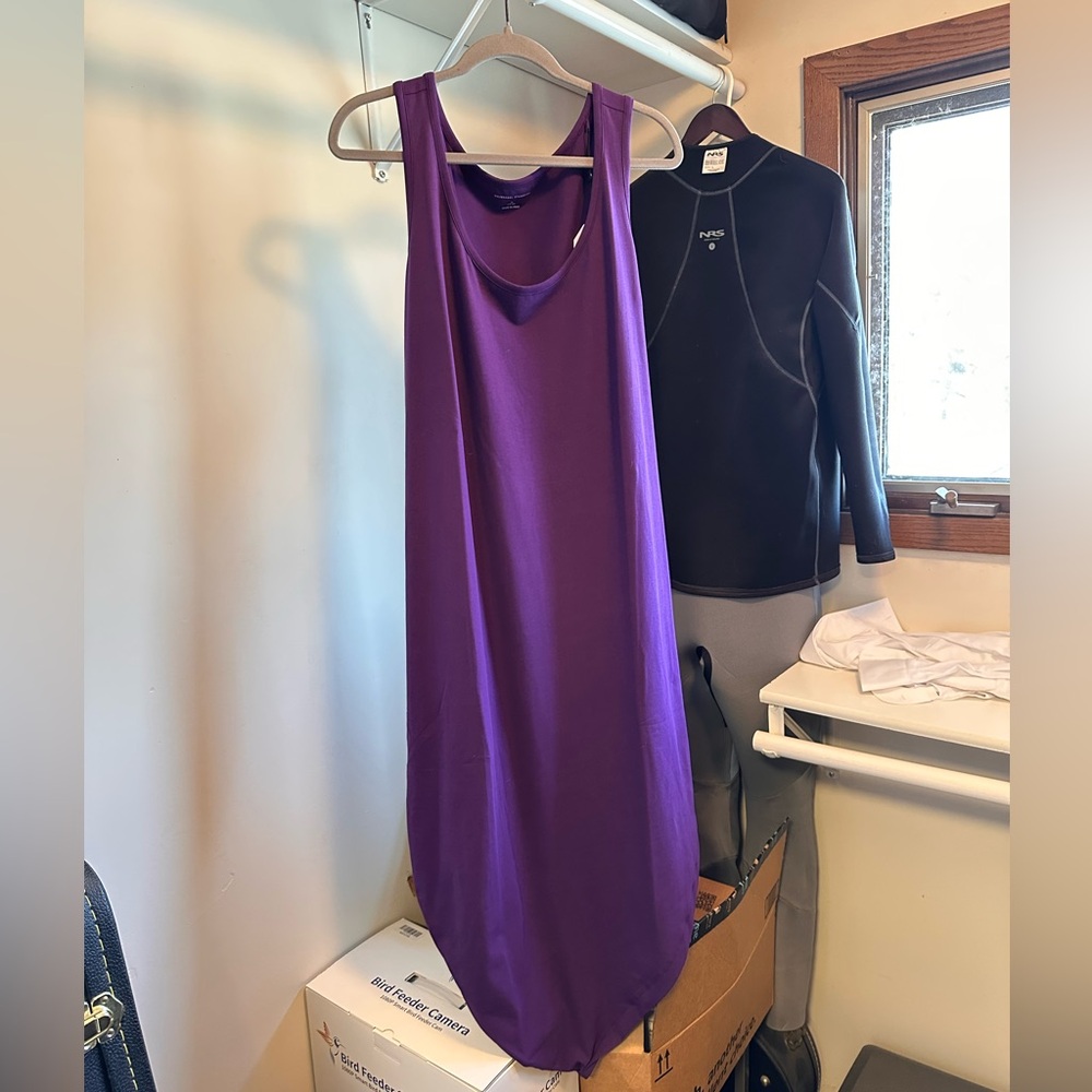 Universal Standard Geneva Tank Dress in  Rich Purple